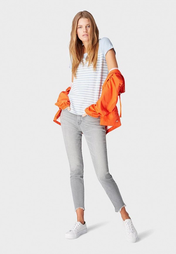 

Футболка Tom Tailor Denim, Tom Tailor Denim TO793EWDTEP1, Голубой