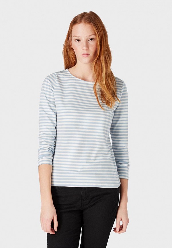 

Лонгслив Tom Tailor Denim, Tom Tailor Denim TO793EWDTEQ2, Голубой