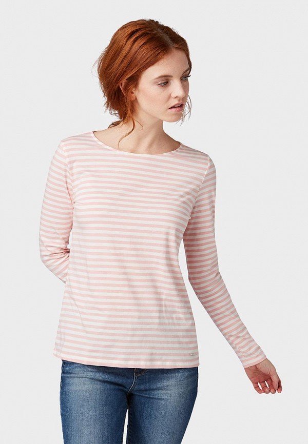 

Лонгслив Tom Tailor Denim, Розовый