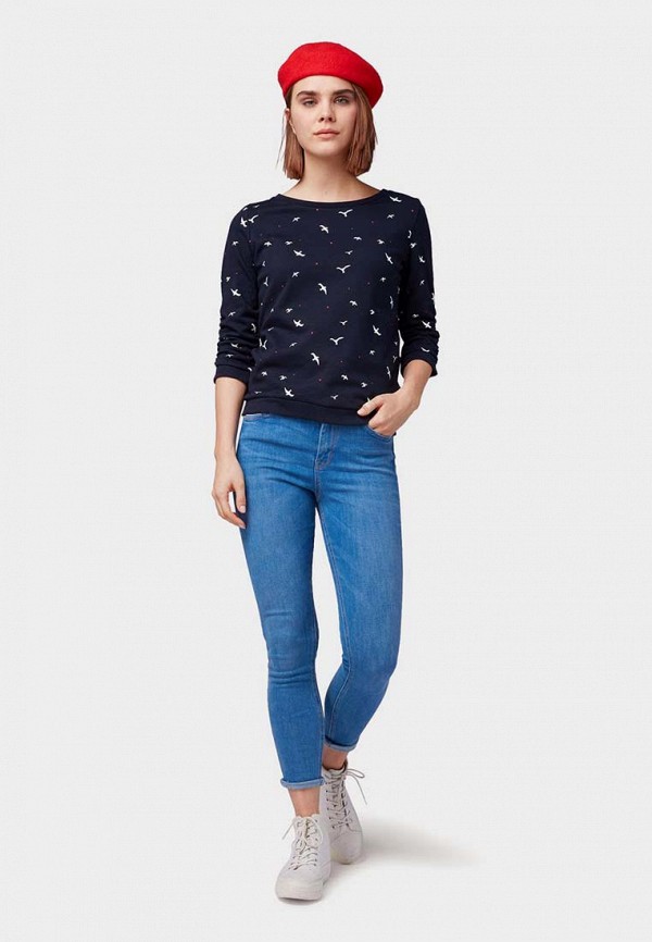 

Свитшот Tom Tailor Denim; Tom Tailor Denim TO793EWDTEQ5, Синий