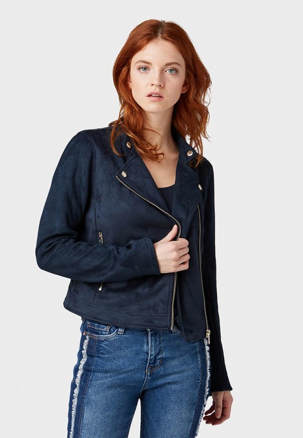 

Куртка кожаная Tom Tailor Denim, Синий