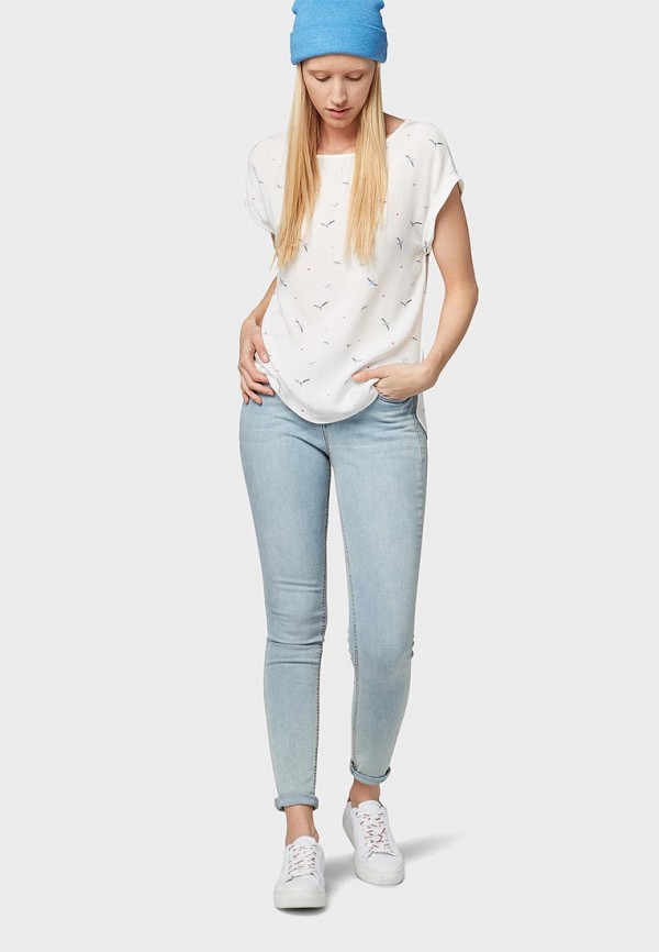 

Топ Tom Tailor Denim; Tom Tailor Denim TO793EWDTES6, Белый