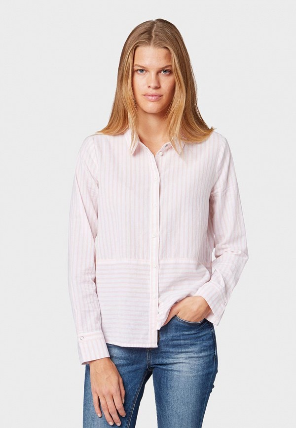 

Рубашка Tom Tailor Denim, Розовый