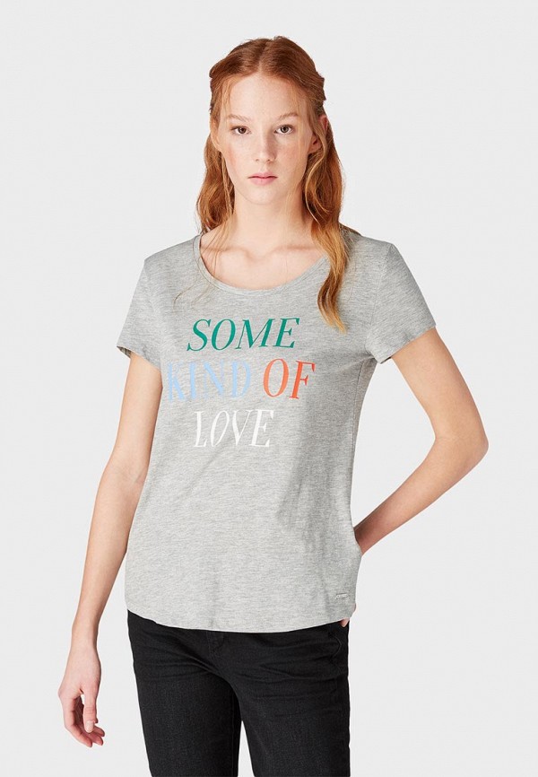 

Футболка Tom Tailor Denim, Серый