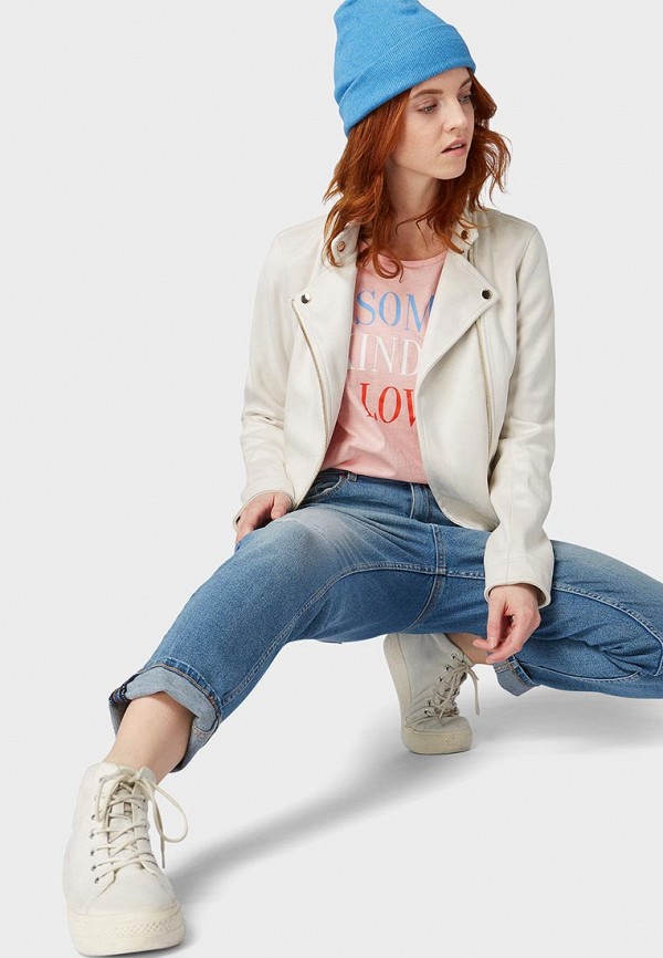 

Футболка Tom Tailor Denim; Tom Tailor Denim TO793EWDTEU1, Розовый