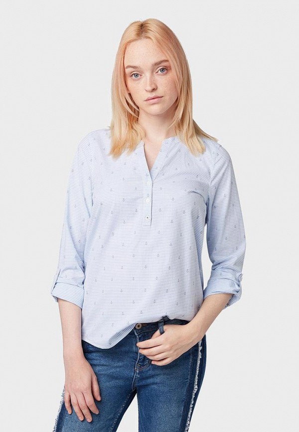 

Блуза Tom Tailor Denim, Голубой