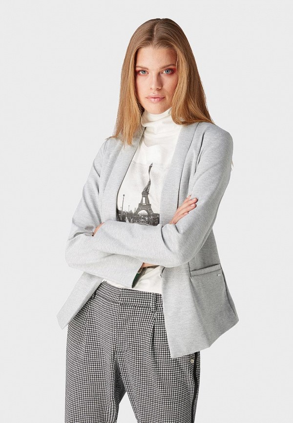

Жакет Tom Tailor Denim, Tom Tailor Denim TO793EWDTEX9, Серый