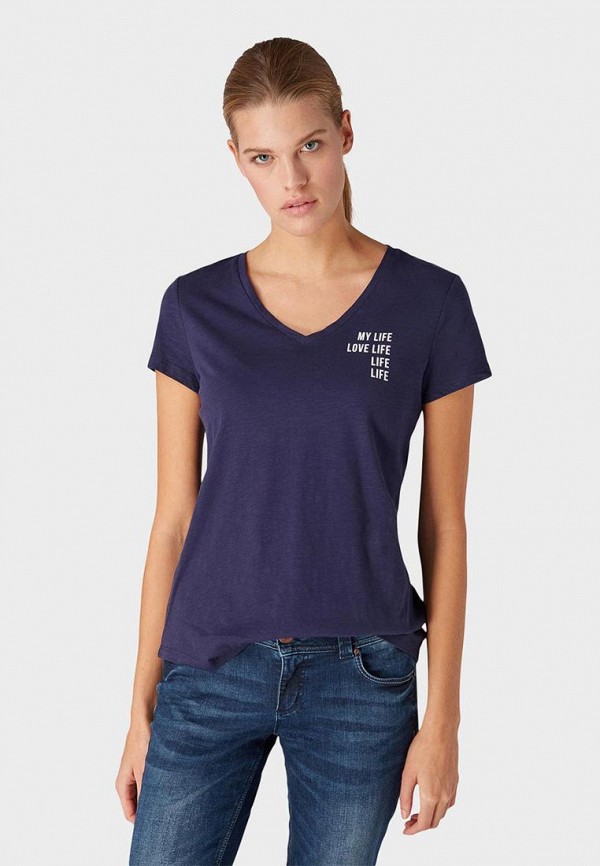 

Футболка Tom Tailor Denim, Синий