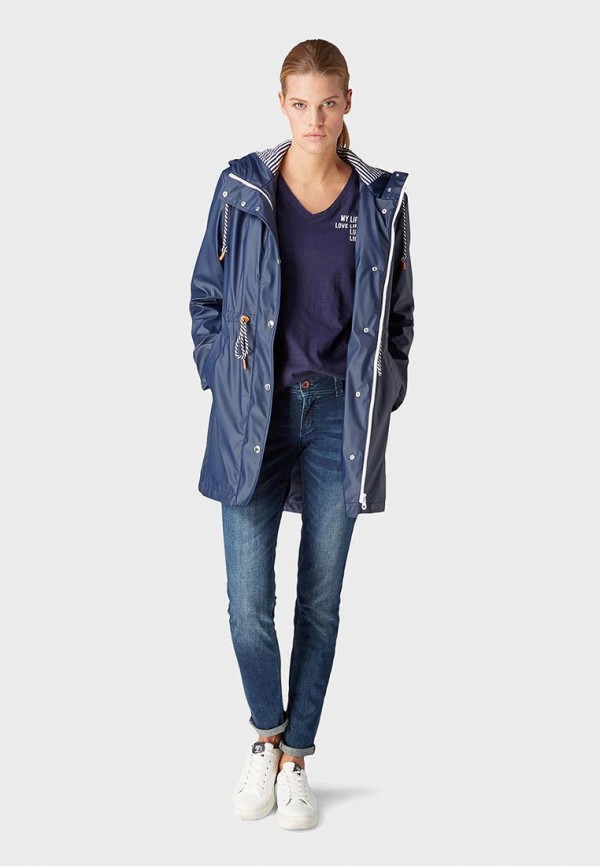 

Футболка Tom Tailor Denim; Tom Tailor Denim TO793EWDTFI7, Синий