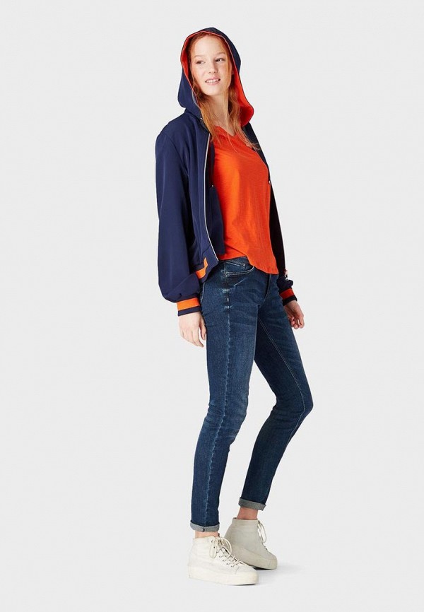 

Футболка Tom Tailor Denim; Tom Tailor Denim TO793EWDTFI8, Красный