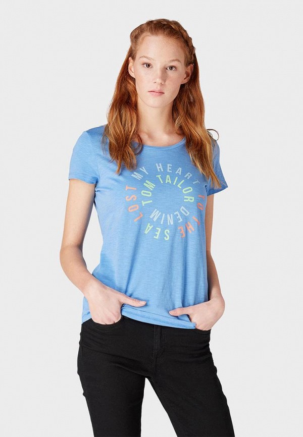 

Футболка Tom Tailor Denim, Голубой