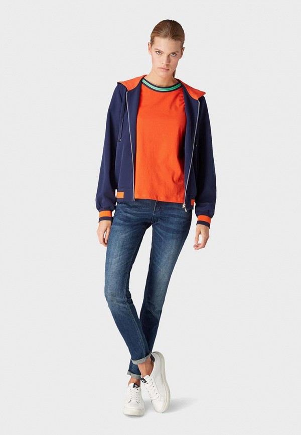 

Футболка Tom Tailor Denim; Tom Tailor Denim TO793EWDTFJ7, Красный