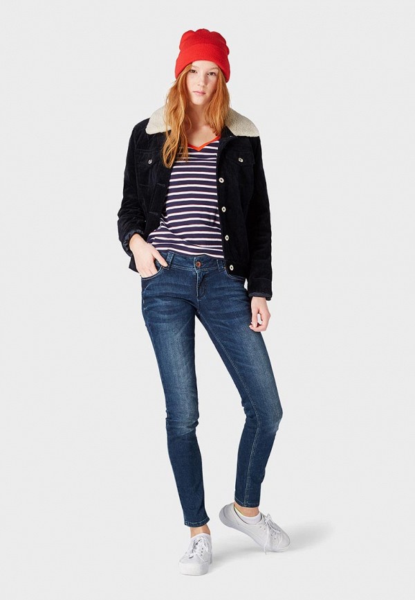 

Футболка Tom Tailor Denim; Tom Tailor Denim TO793EWDTFK3, Синий