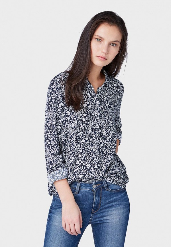 

Блуза Tom Tailor Denim, Синий