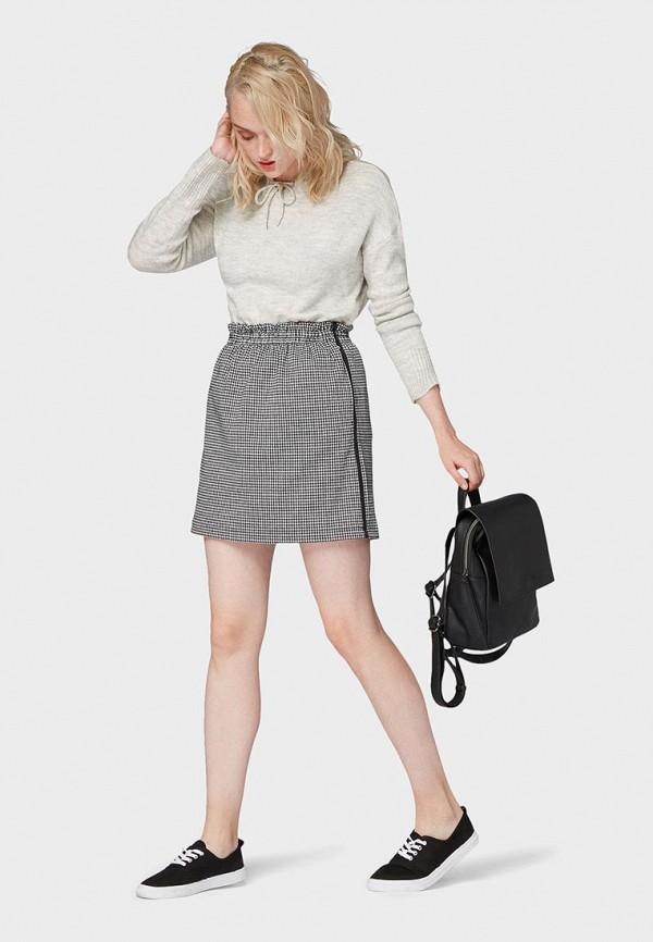 

Юбка Tom Tailor Denim; Tom Tailor Denim TO793EWEDPC3, Серый