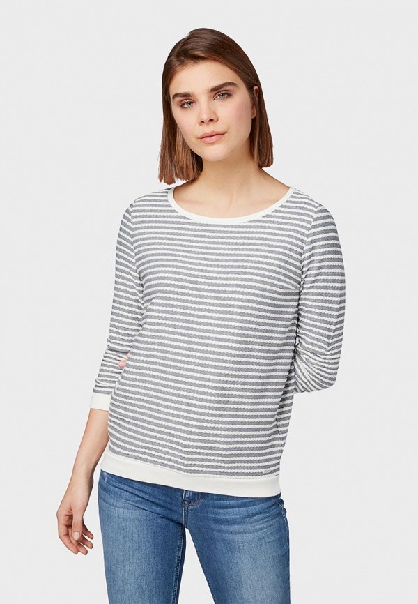 

Джемпер Tom Tailor Denim, Tom Tailor Denim TO793EWEEEI8, Серый