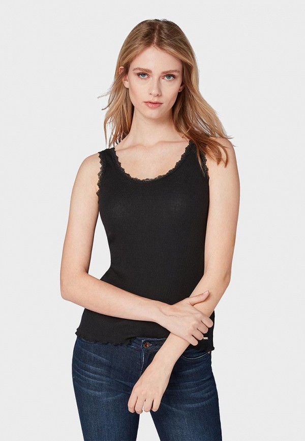 

Майка Tom Tailor Denim, Черный