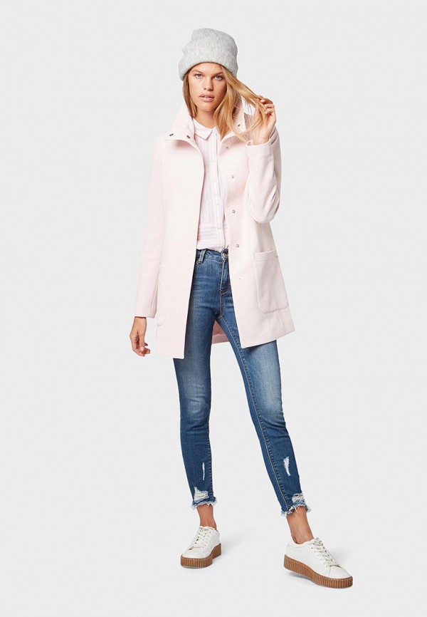 

Пальто Tom Tailor Denim; Tom Tailor Denim TO793EWEOVB3, Розовый