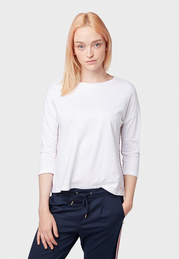 

Лонгслив Tom Tailor Denim; Tom Tailor Denim TO793EWEOVC1, Белый