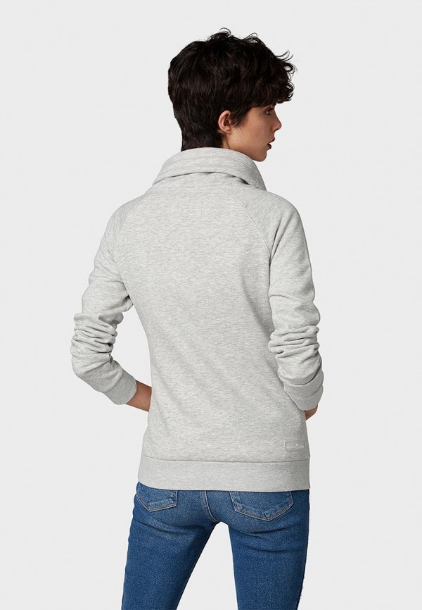 

Свитшот Tom Tailor Denim; Tom Tailor Denim TO793EWEOVC7, Серый