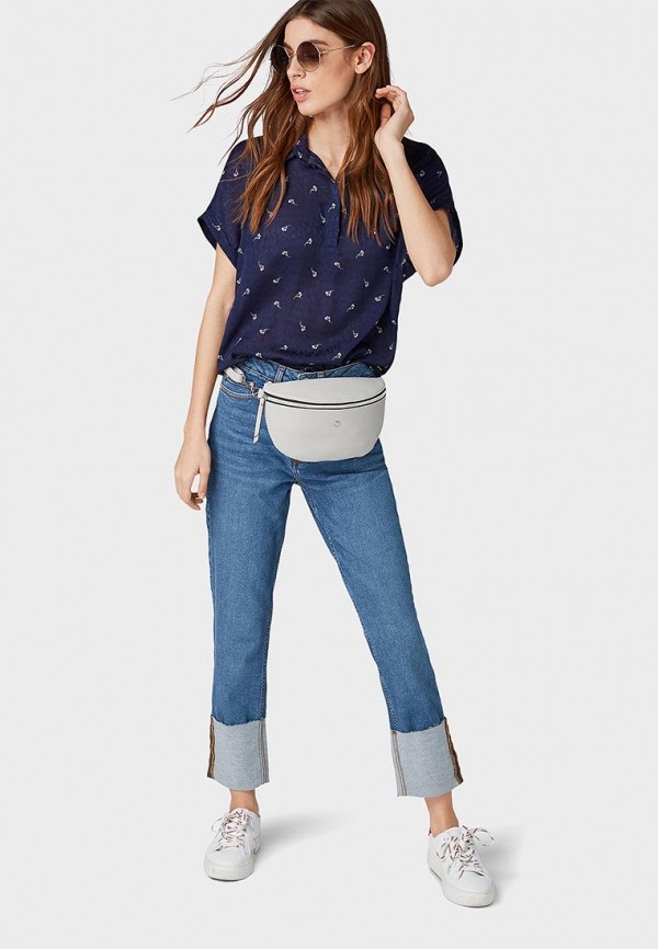 

Блуза Tom Tailor Denim; Tom Tailor Denim TO793EWERZY6, Синий
