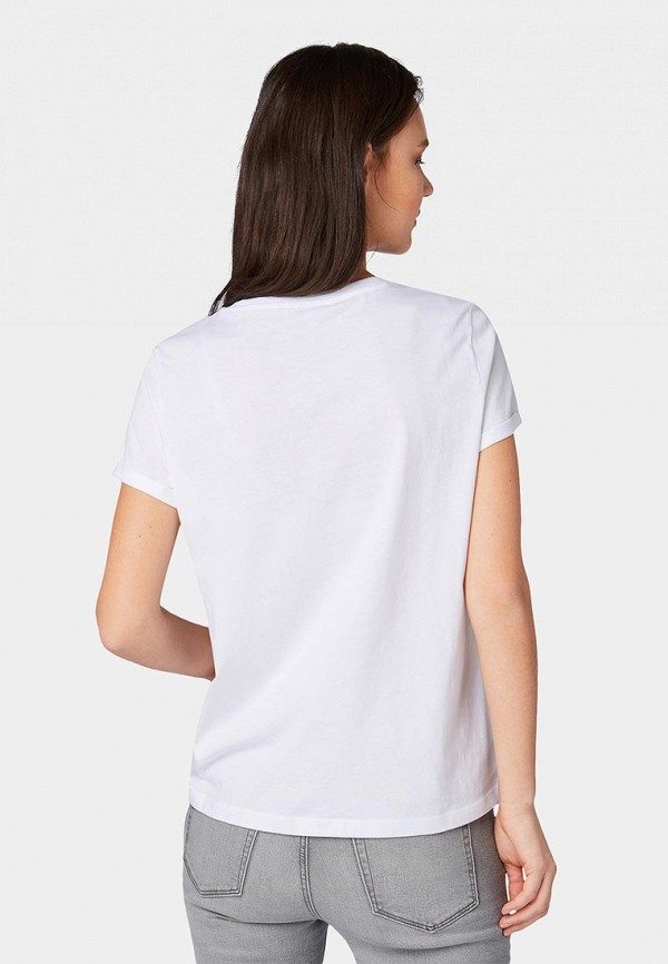 

Футболка Tom Tailor Denim; Tom Tailor Denim TO793EWERZZ9, Белый