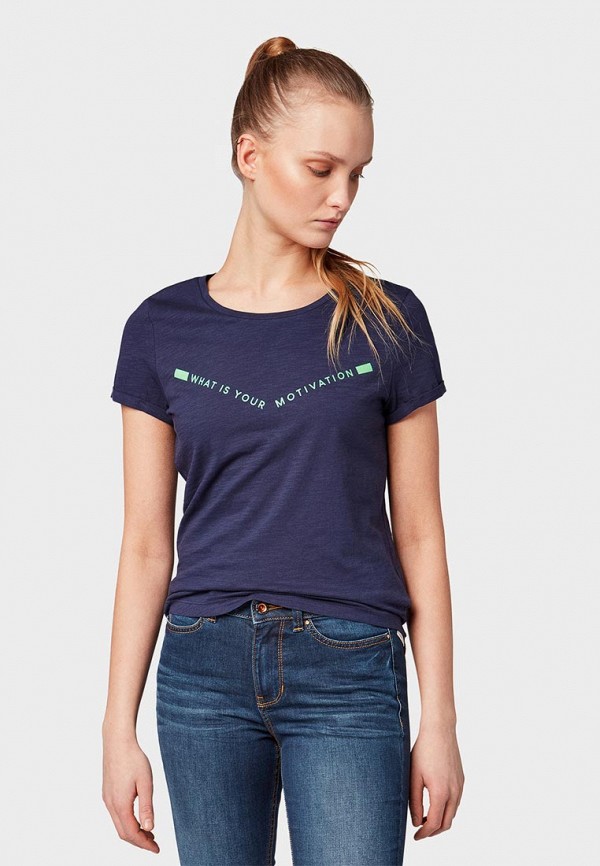 

Футболка Tom Tailor Denim, Синий