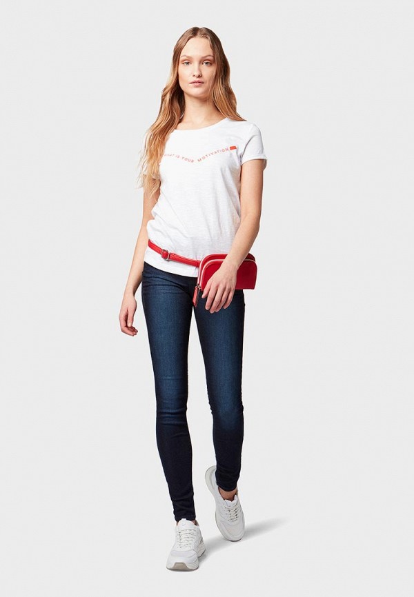 

Футболка Tom Tailor Denim; Tom Tailor Denim TO793EWESAA3, Белый