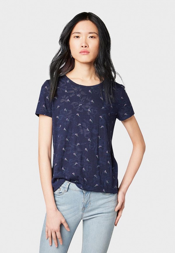 

Футболка Tom Tailor Denim, Синий