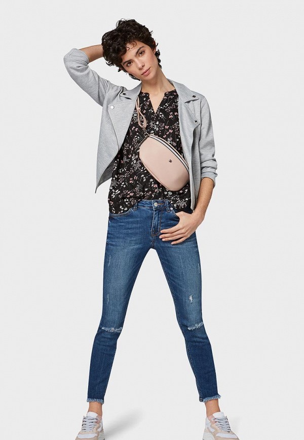 

Блуза Tom Tailor Denim; Tom Tailor Denim TO793EWEXGE6, Черный