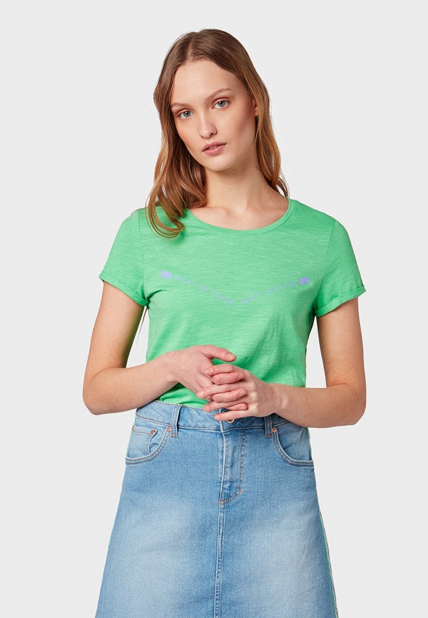 

Футболка Tom Tailor Denim, Зеленый