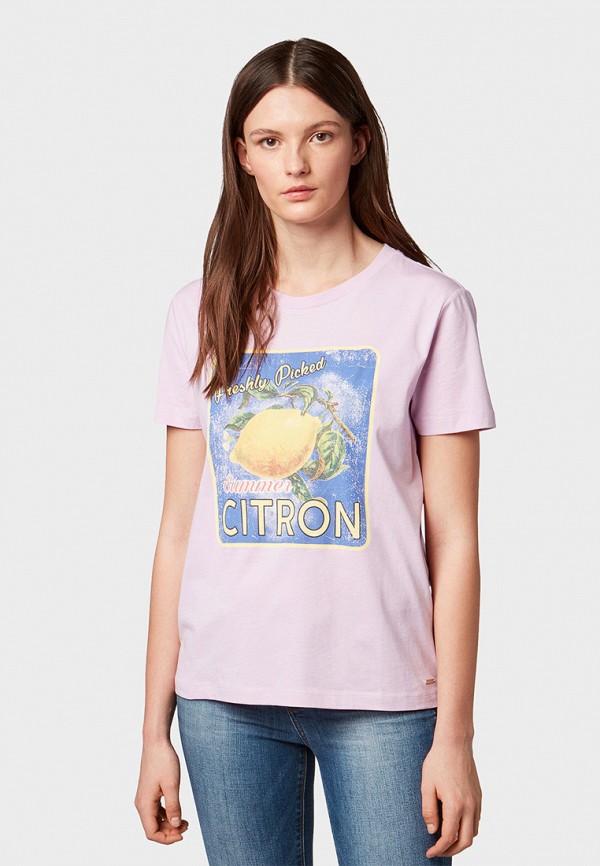 

Футболка Tom Tailor Denim, Розовый