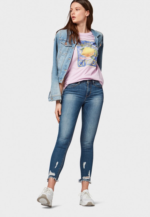 

Футболка Tom Tailor Denim, Tom Tailor Denim TO793EWFHGP0, Розовый