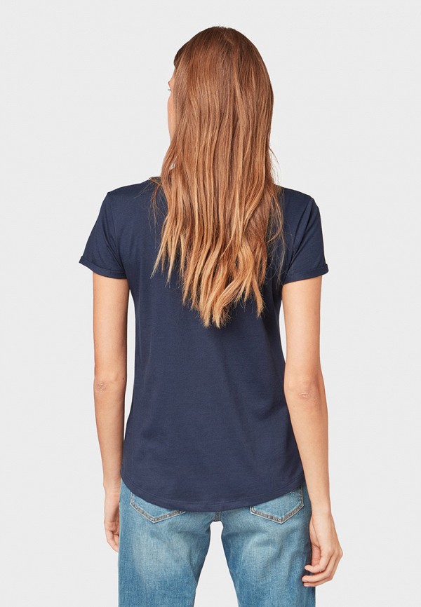 

Футболка Tom Tailor Denim, Tom Tailor Denim TO793EWFJEO5, Синий