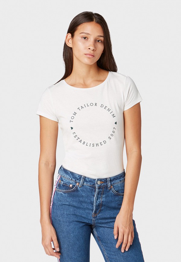 

Футболка Tom Tailor Denim, Белый