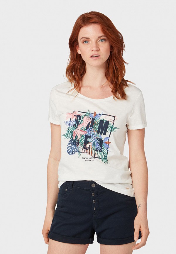 

Футболка Tom Tailor Denim, Серый