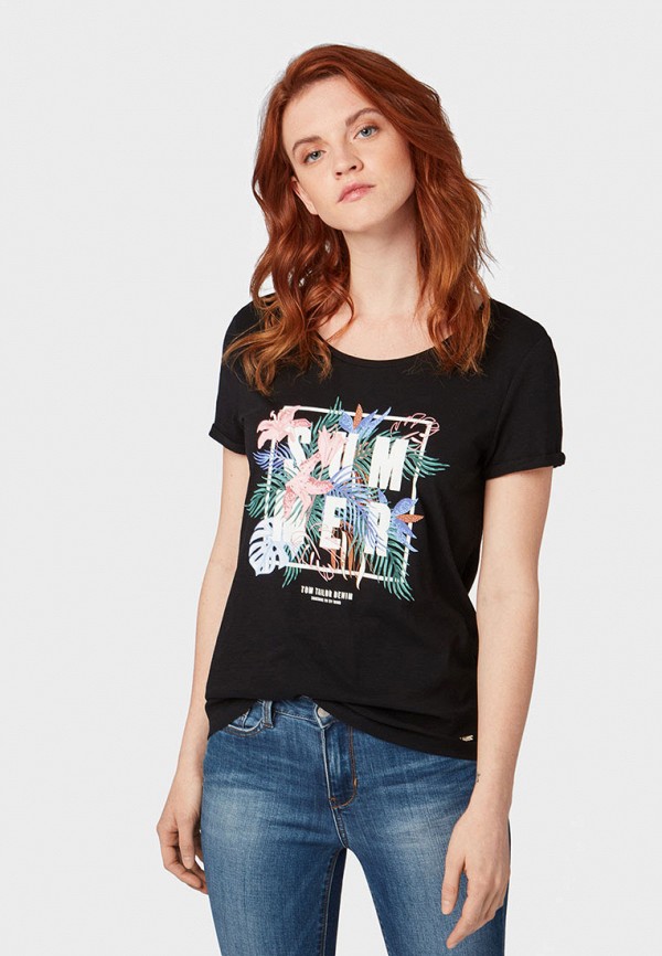 

Футболка Tom Tailor Denim, Черный