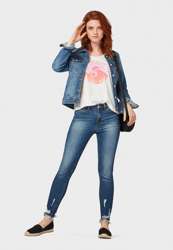 

Майка Tom Tailor Denim, Белый