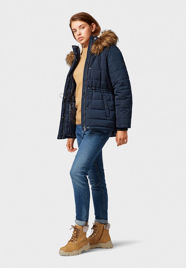 

Куртка утепленная Tom Tailor Denim, Синий, Tom Tailor Denim TO793EWGBOZ2