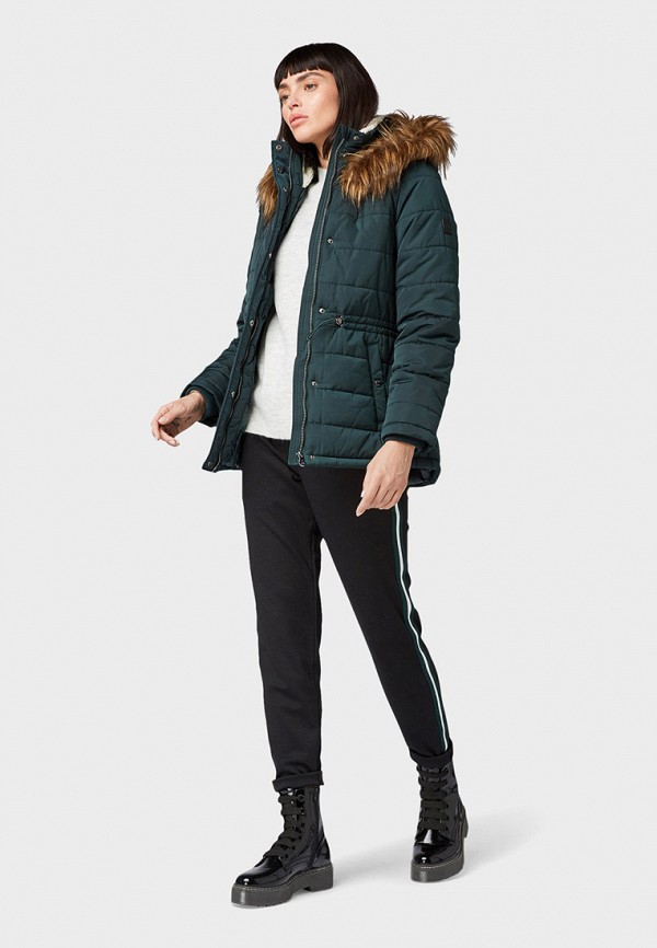 

Куртка утепленная Tom Tailor Denim, Бирюзовый, Tom Tailor Denim TO793EWGBOZ3