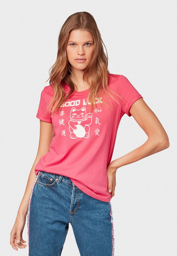

Футболка Tom Tailor Denim, Розовый