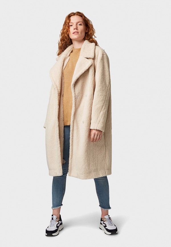 

Шуба Tom Tailor Denim, Бежевый, Tom Tailor Denim TO793EWGBPD9