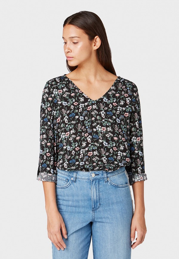 

Блуза Tom Tailor Denim, Мультиколор, Tom Tailor Denim TO793EWGBPF7