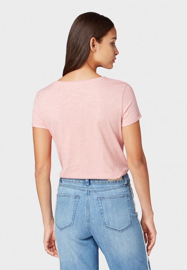 

Футболка Tom Tailor Denim, Tom Tailor Denim TO793EWGBPH2, Розовый