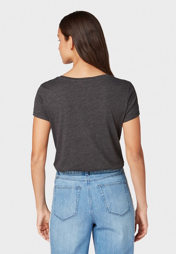 

Футболка Tom Tailor Denim, Tom Tailor Denim TO793EWGBPH3, Серый