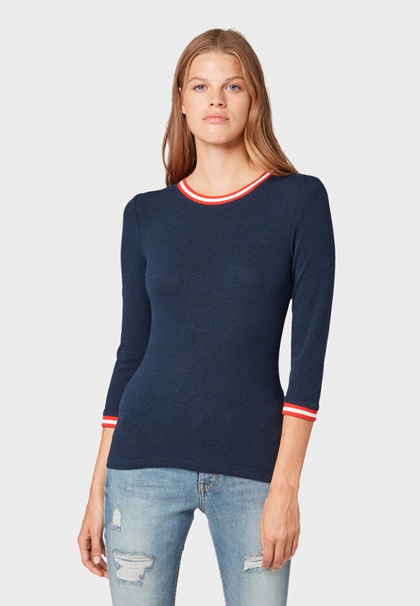 

Лонгслив Tom Tailor Denim, Синий, Tom Tailor Denim TO793EWGBPH4