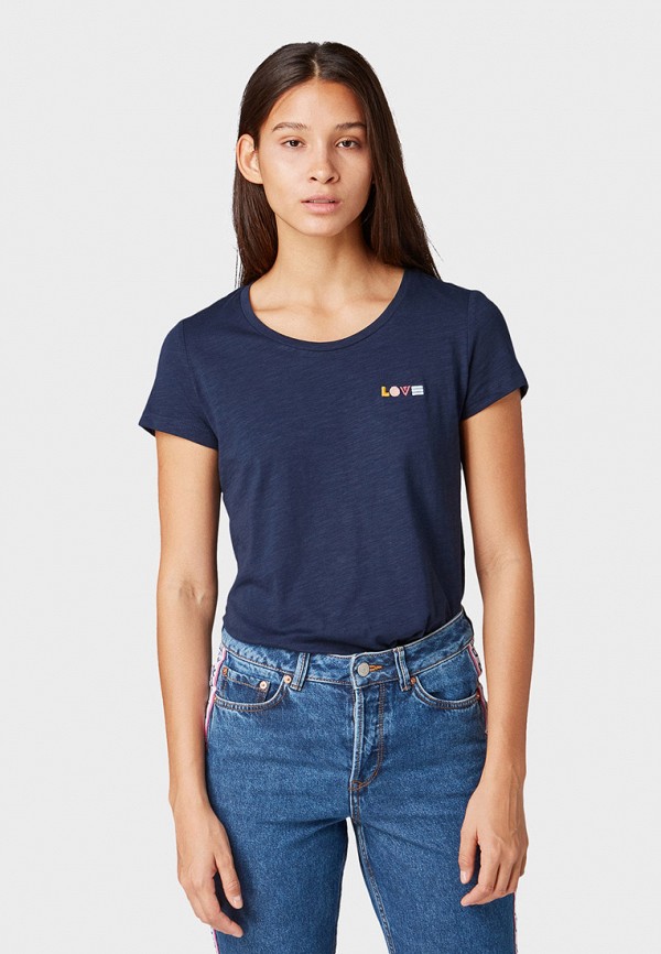 

Футболка Tom Tailor Denim, Синий