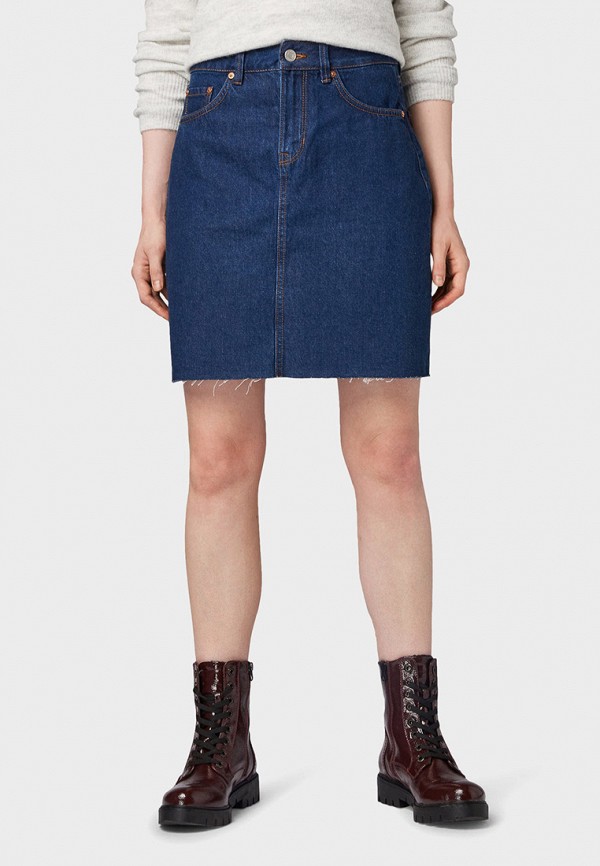 

Юбка джинсовая Tom Tailor Denim, Синий, Tom Tailor Denim TO793EWGBPZ0