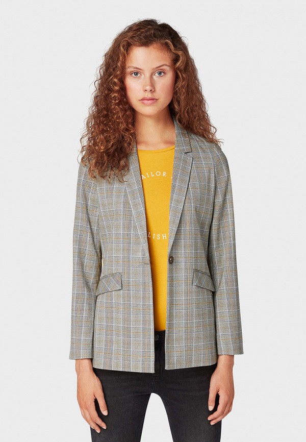 

Пиджак Tom Tailor Denim, Серый, Tom Tailor Denim TO793EWGBQA3