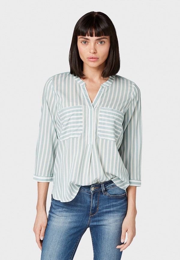 

Блуза Tom Tailor Denim, Зеленый